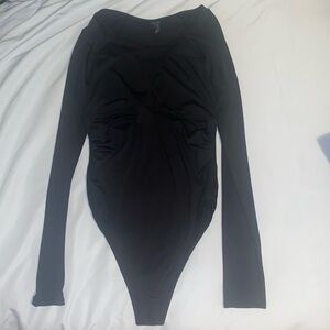 Black Long Sleeve Bodysuit